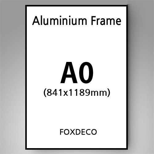 동국제강 무광 알루미늄 액자/130x55cm(출력포함)/흰색/3개 ( 7종 컬러)