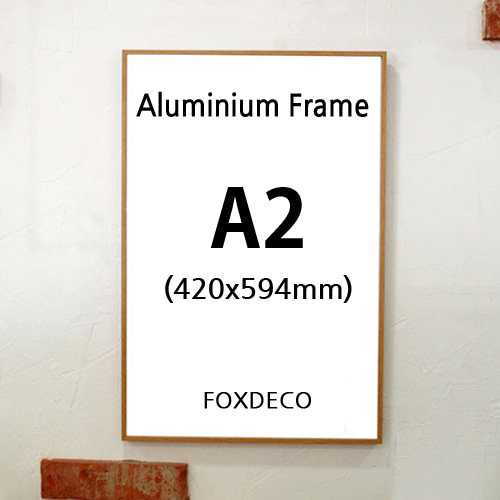 창세기건축사사무실A2 무광 알루미늄 액자(은색/가로/와이어/인화지출력/4개