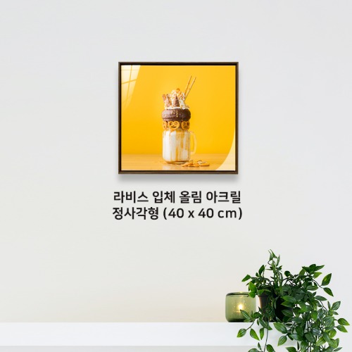 40x40cm  스튜디오 라비시 올림 아크릴  액자  (사진보정 + 출력포함)