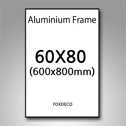 60x80cm무광 알루미늄 액자 (7종류의 색상)