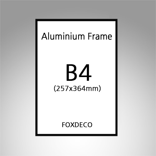 B4  무광 알루미늄 액자 (8종컬러)