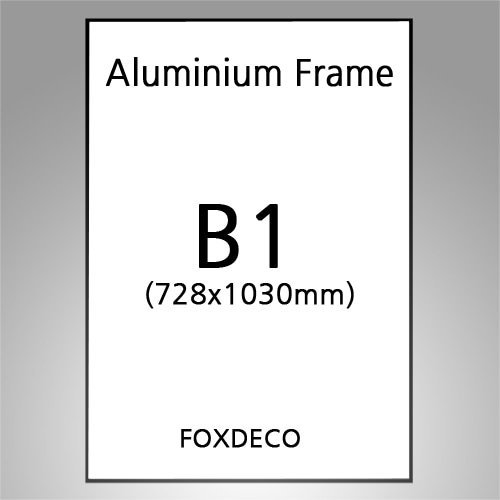 B1 무광 알루미늄 액자 (8종 컬러)