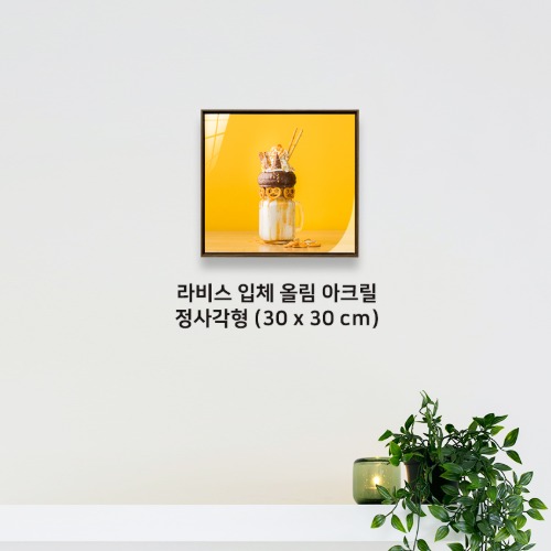 30x30cm  스튜디오 라비시 올림 아크릴  액자  (사진보정 + 출력포함)