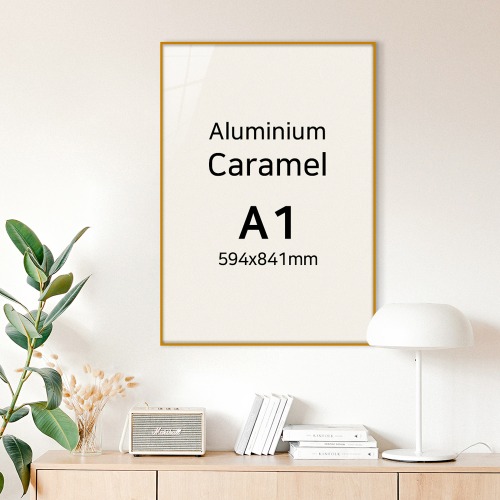 A1 카라멜무광알루미늄액자